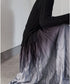 Gradient Wrinkled Skirt